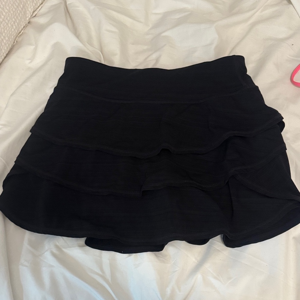 Ideology Black Tiered Mini Skirt